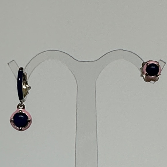 TOUS 925 SilverPink and Blue Earrings ✨